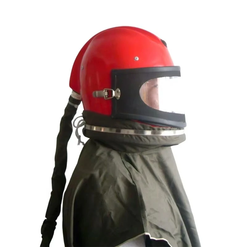 خوذة السفع الرملي الواقية المتينة بالجملة خوذة السفع الرملي عالية الجودة #4