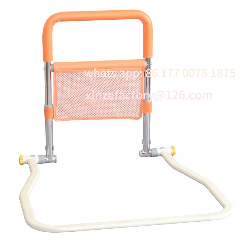 

Customizable removable bedside armrest elderly disabled get-up aid