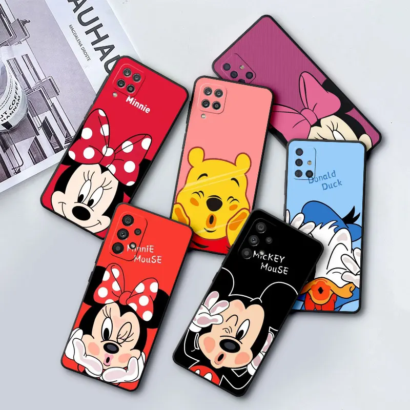 Disney Mickey Minnie Cartoon Telefoon Hoesje Voor Samsung Galaxy A24 A24 A33 A23 A14 A04 A04 A04e A 04S A53 A72 A 52S A13 A54 A34 Cover