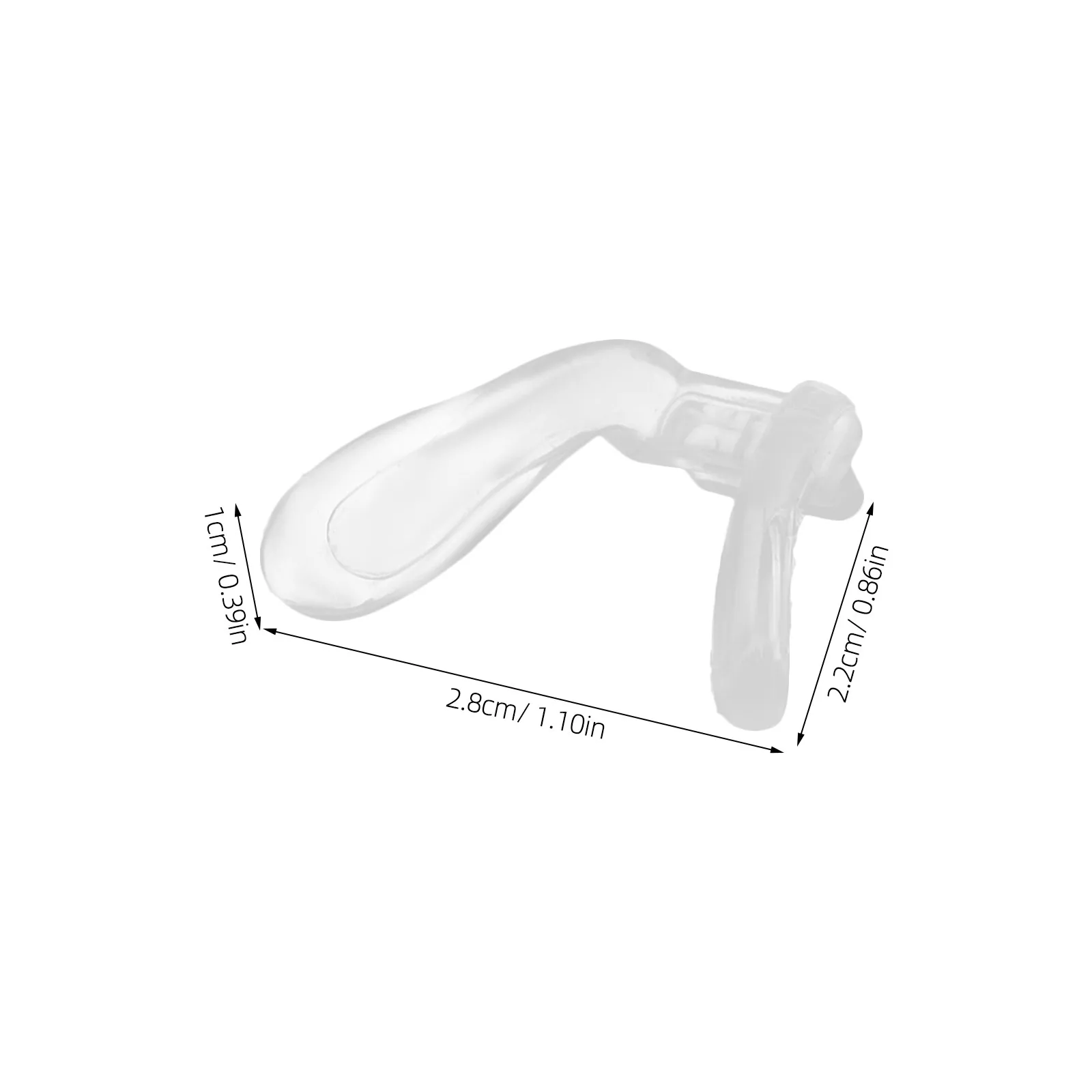 6 Pcs Anti Slip Glasses Pads for Eyeglasses Repair Kit Soft Cushion Non