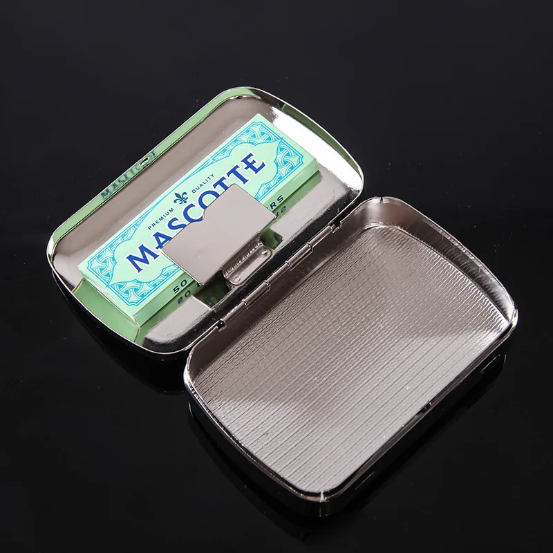 Vintage Metal Cigarette Case Classic Design Edition Cigarette Case Fashion Men Box Gift Cigarette Accessories Pocket Box Holder