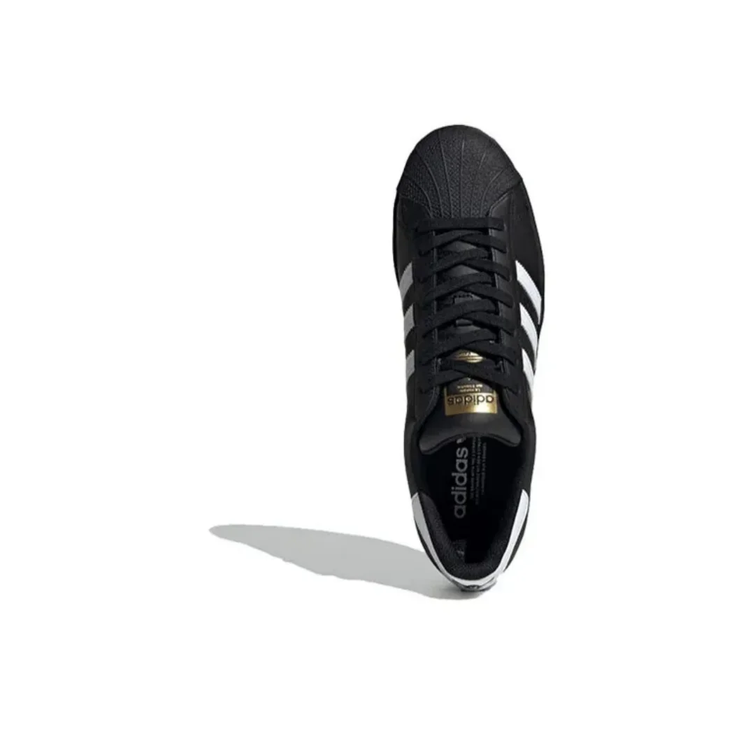Chaussures de sport décontractées pour hommes et femmes, baskets de course classiques, noir et blanc, extérieur confortable, originales, adidas