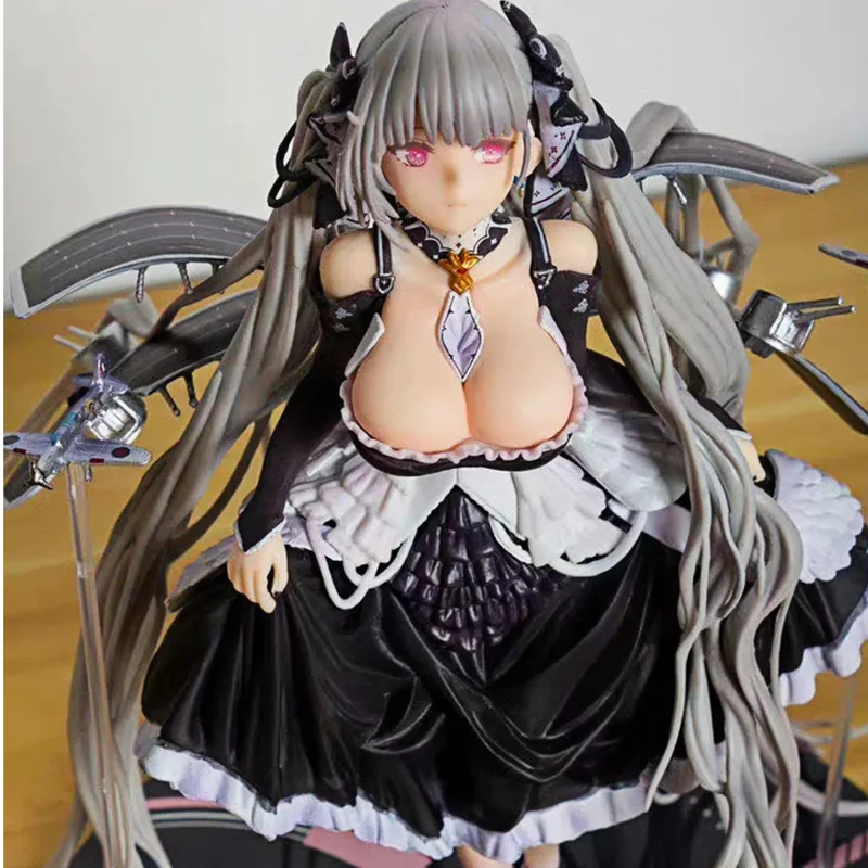 Em estoque azur lane formidable empregada imagem figura de ação anime jogo periférico estatueta modelo colecionável ornamento de mesa presente