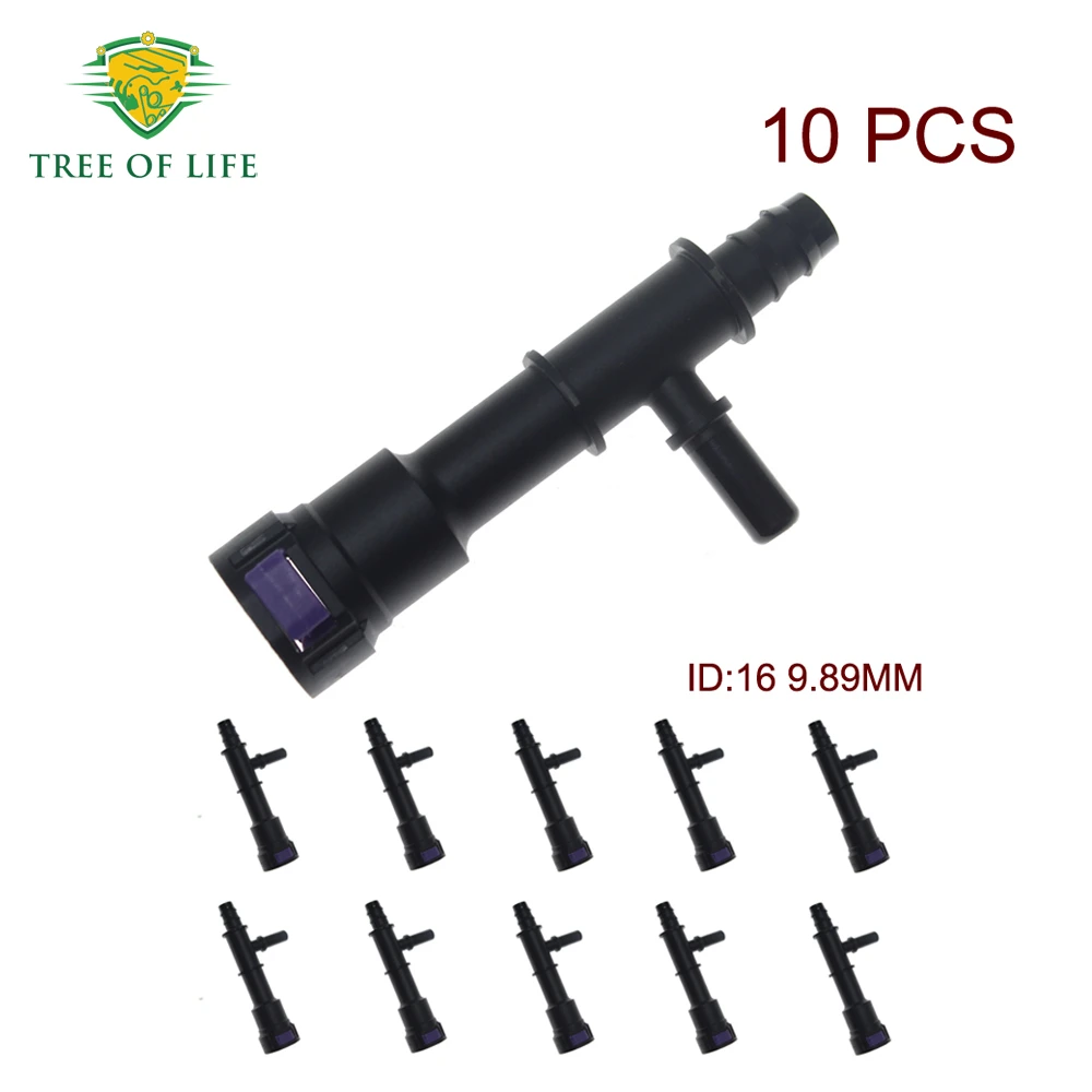 Conector de Combustible 1/2/5/10x, Conector de Línea de Combustible, Conector de Tubería de Inyector de Combustible para Volvo FH FM 4 2013-2022 Euro 6 21810667 21623271