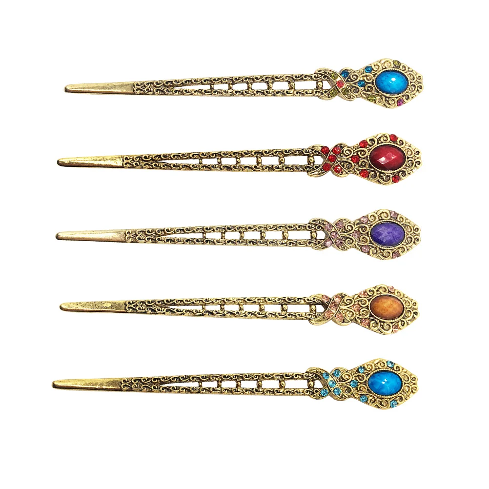 

5 Pcs Distinctive Hair Accessories Women Sticks Vintage Forks Fashion Retro Hairpins