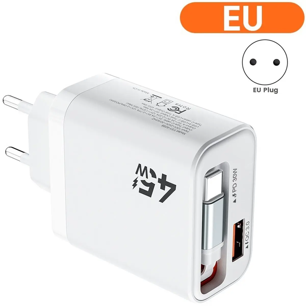 carregador-de-telefone-a60i-com-cabo-usb-c-retratil-pd30w-para-iphone-17-16-15-carregador-rapido-usb-com-plugue-eu
