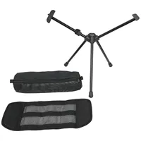 Footrest Attachment Chair Footrest Fishing Outdoor Oxford Cloth Stool Aluminum Alloy Camping Foldable Chair New