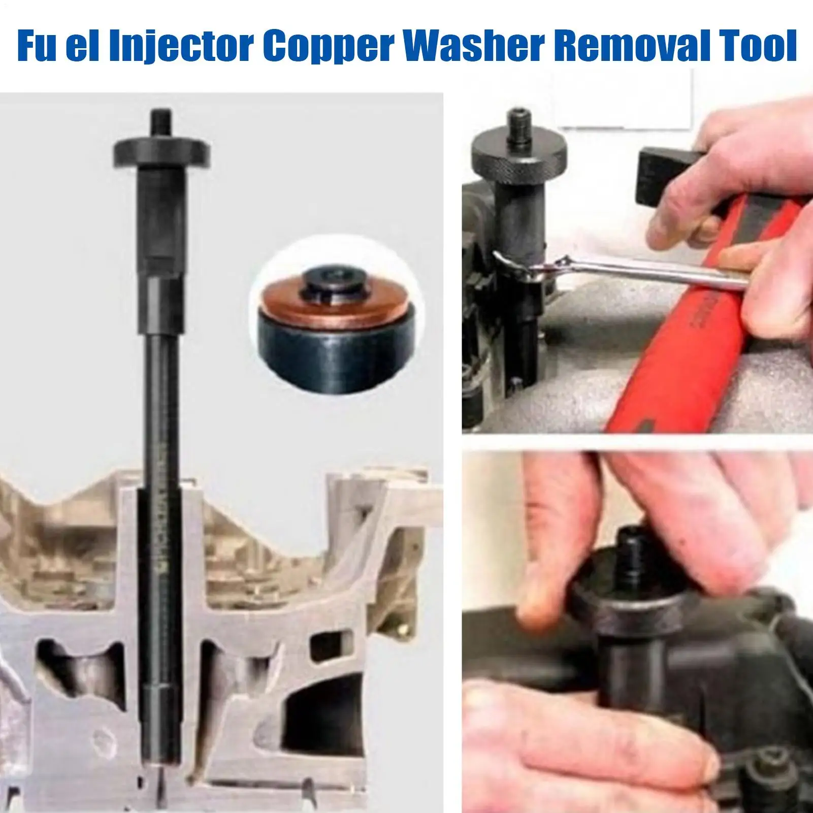 Seal Puller Car Seat Bore Copper Gasket Remover Tool Injector Gasket Washer Puller For Automotive Sedan Truck Home Workshop