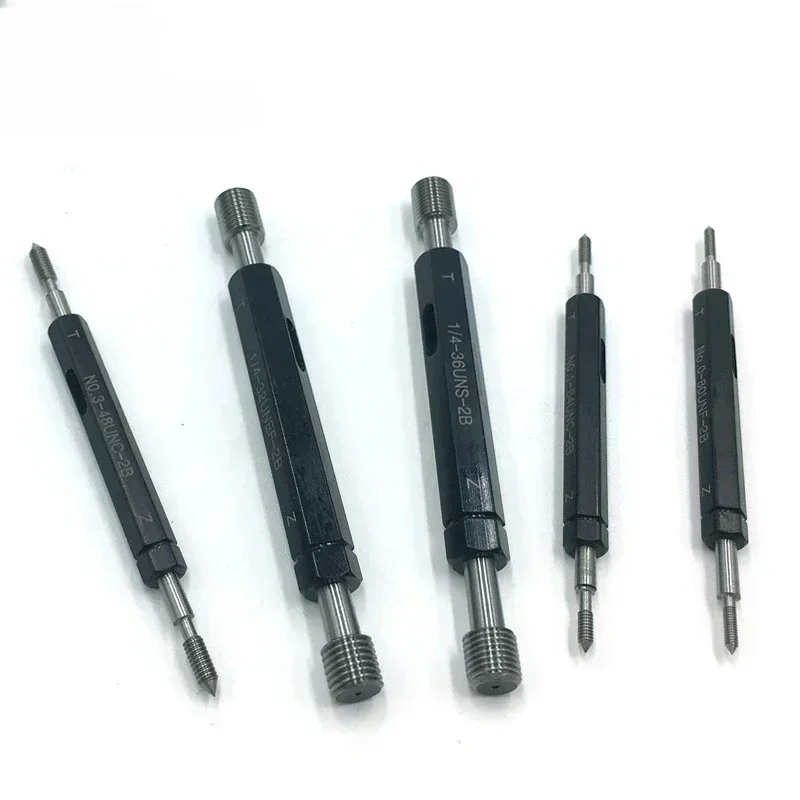 High Precision UNC / UNF / UNEF / UNS US Units Screw Gauging Tool Thread Plug Gauge 0-80 UNF-2B / 4-40 UNC-2B / 10-32 UNF-2B