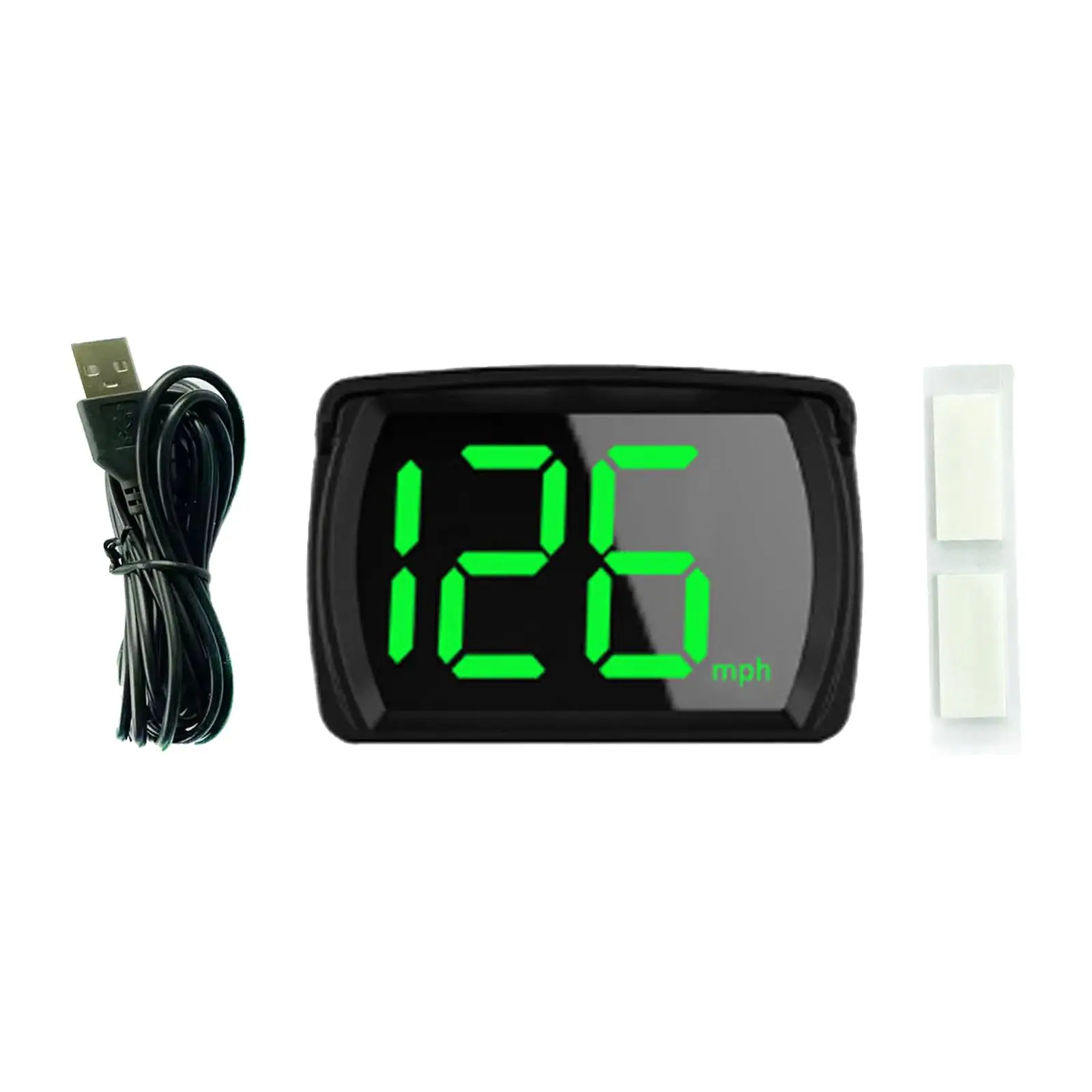 Car Head up Speed Meter Display Multipurpose Modern Car Accessory over Speed Warning for Trucks Suvs Buses Various Vehicles