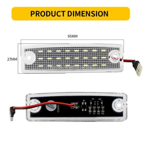Für Toyota Land Cruiser Prado 150 Haice 100 Serie 4Runner Sienna Sequoia Hilux Lexus GX470 LED-Kennzeichen Lichter 81270-35090 10 Hauptverkäufe Sequoia LED - №4