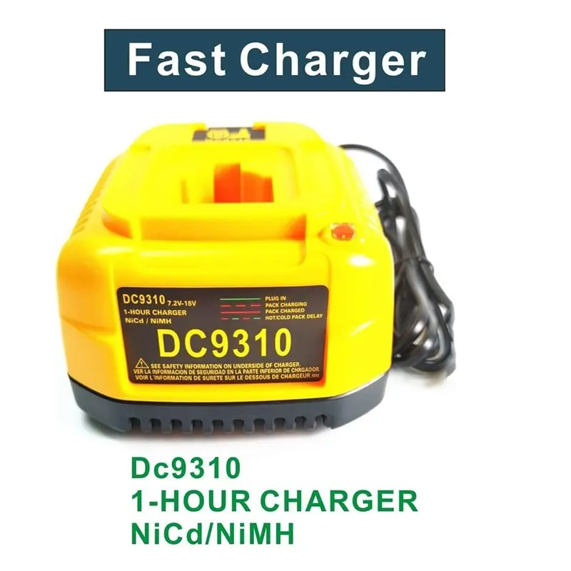 A52T For DC9310 2A Smart Fast Battery , Intelligent For 7.2V-18V Battery Charging EU Plug Quick
