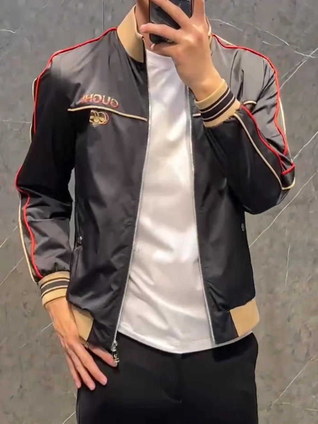 

Мужская весенне-летняя новая куртка с воротником-стойкой: комфортная, модная, универсальная, трендовая, высокого качества, с застежкой-молнией