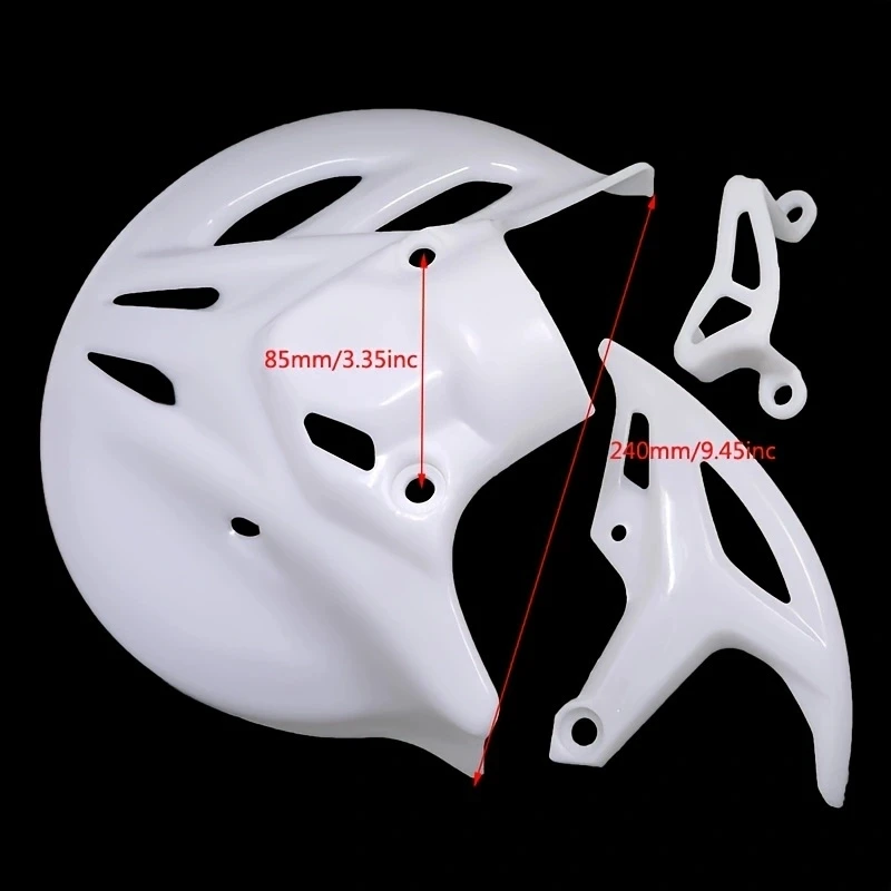 240mm Front Brake Disc Rotor Kits Protector Plate Rear Caliper Guard Cover For Honda Dirt Bike 250f XR 250 450X CRF450R