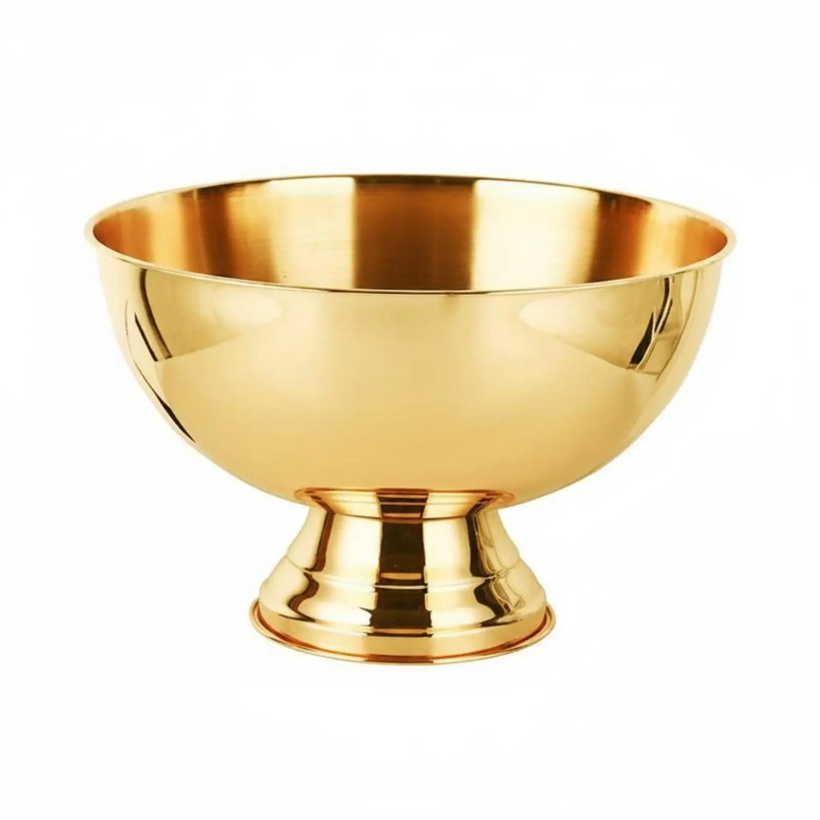 Stainless Steel Champagne Ice Bucket Large Capacity Wine Cooler Bar Bowl for Party Entertaining Display