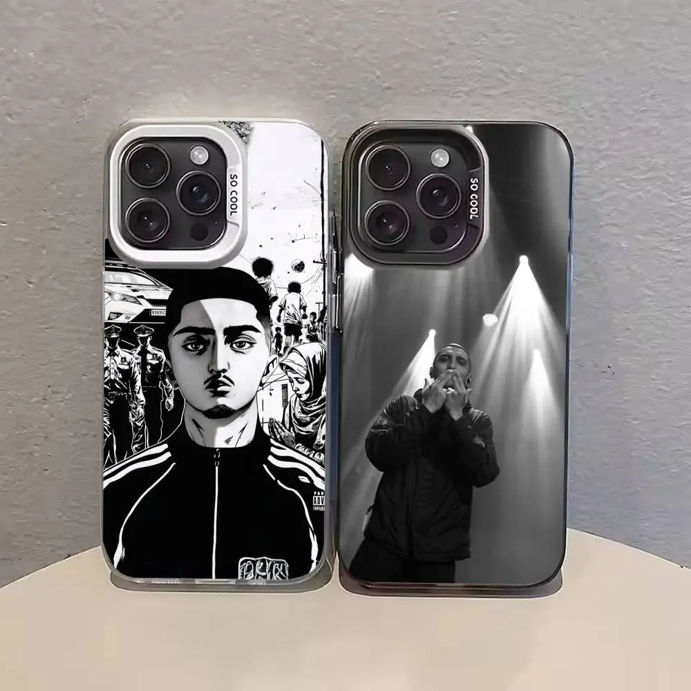 

M-Morad MDLR Morad Singer Phone Case For iPhone 17 16 15 14 13 12 11 Pro Max Plus Silver candy Matte Cover