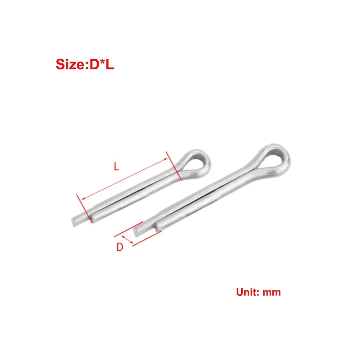 

Iron Galvanized Open-End Pin Hair Clip u-Shaped Card Pin 5/6/8/10/12