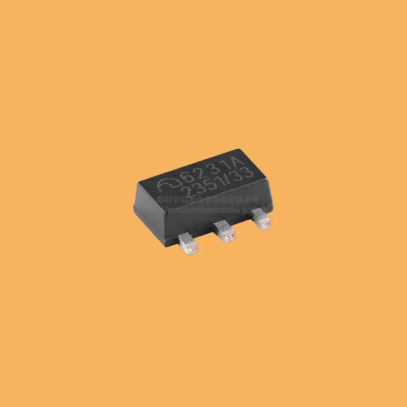 100PCS/Original ME6231A33PG SOT-89-3 3.3V Low Power High Precision PSRR LDO Linear Regulator