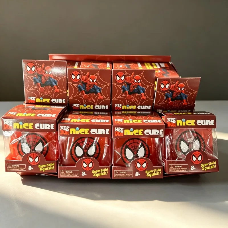 Needoh Ice Cube Spider-Man Squishy-Spielzeug, Maltose-Block-Stressabbau-Fidget-Spielzeug, niedliches Rebound-Squeeze-Ventil-Spielzeug für Kinder und Erwachsene – Detail 7