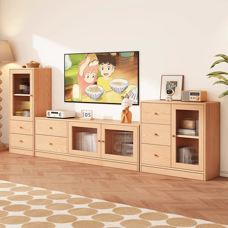 

Wood Mobile Tv Stands Modern Organizer Universal Storage Designer Drawers Tv Table Living Room Muebles Chinese Style Furniture