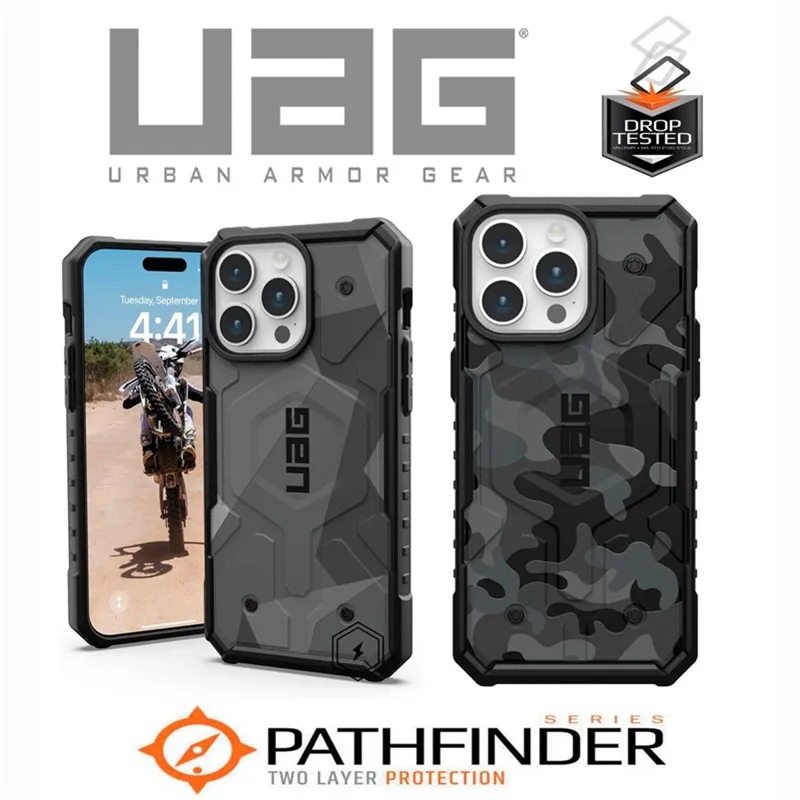 UAG Pathfinder SE камуфляжная серия для Apple iPhone 15 Pro Max / Plus Чехол Премиум магнитный для MagSafe чехол