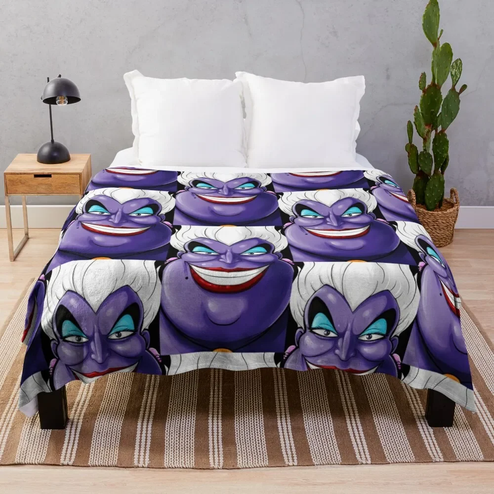 ursula masks - ursula tshirt- ursula Hoodies Throw Blanket Plaid Soft Sofas Softest Blankets