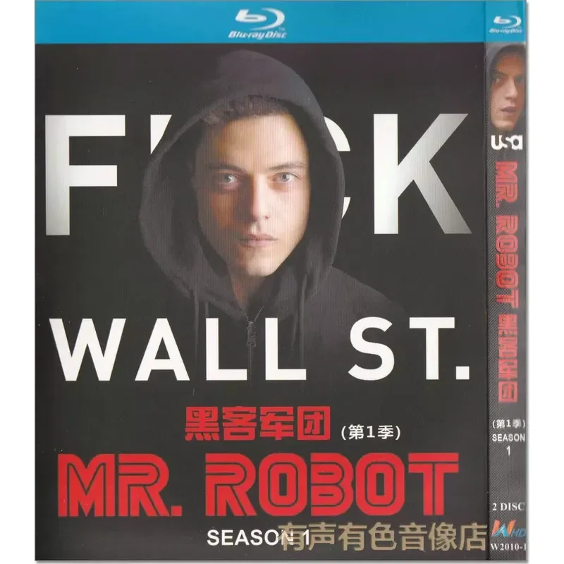 Free shipping authentic American crime drama TV series Hacker Army seasons 1 to 3 high definition BD Blu-ray 6 discs