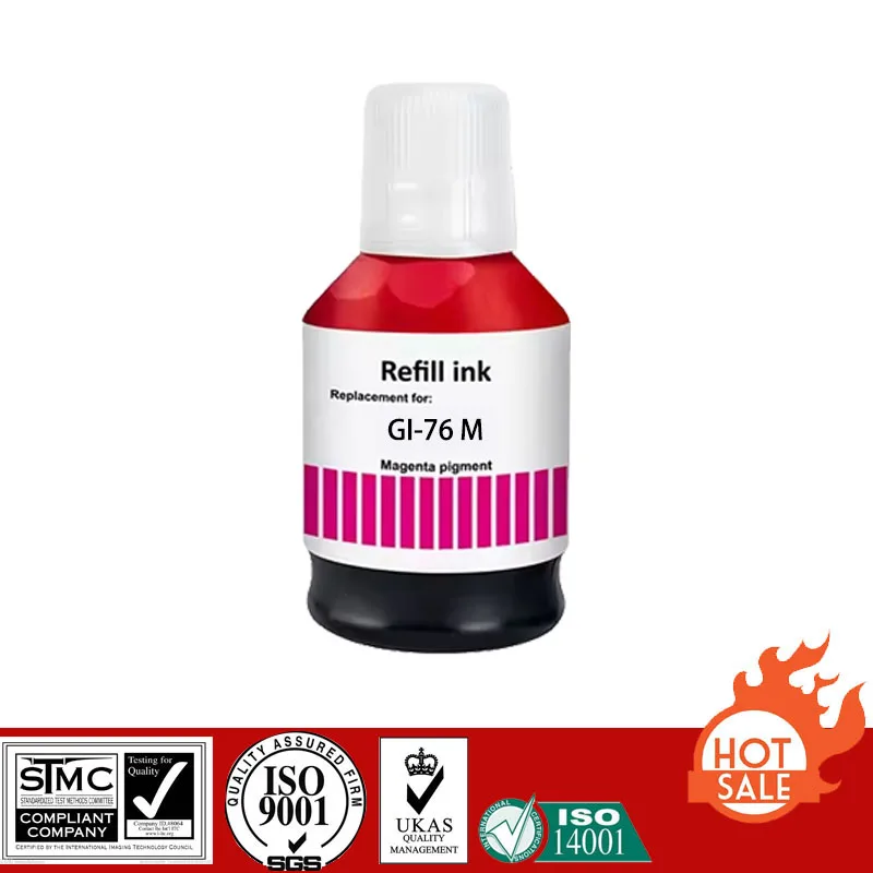 Imagem -03 - Recarga Tinta de Pigmento para Impressora Impressora Compatível Canon Maxify Gx3070 Gx4070 Gx5070 Gx6070 Gx6570 Gx7070