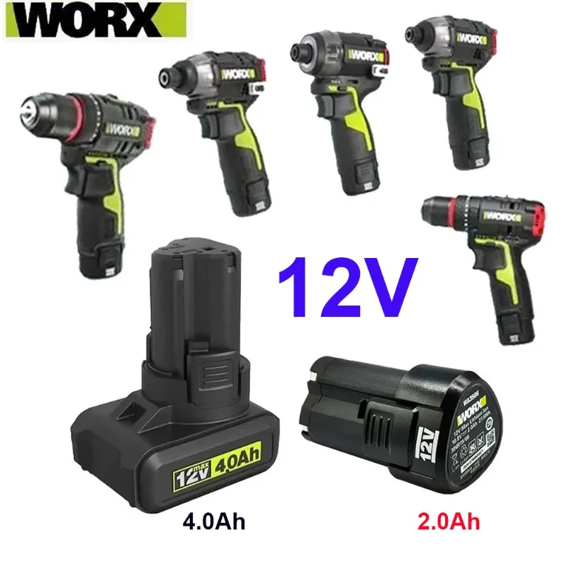 Original 2.0Ah/4.0Ah 12V Battery for WORX 12V WU127 WU128 WU