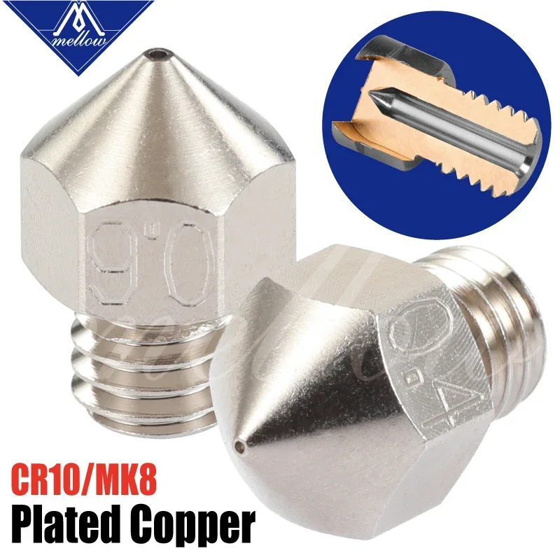 يانع Nf-mk8 فوهات نحاسية مطلية متينة تقلل عصا لأداء عالي أندر 3 Cr10 مايكرو سويسري هوتيند للطابعة ثلاثية الأبعاد