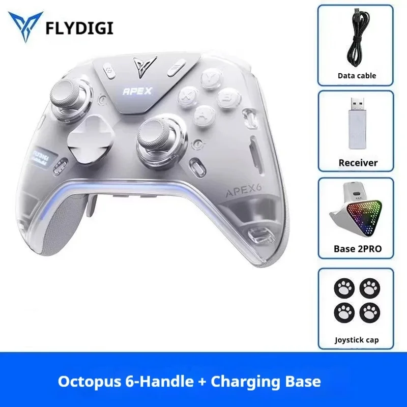 NEW FLYDIGI APEX 6 PRO Wireless Elite Gamepad Bluetooth Tactile Feedback for PC Steam Switch2 Xbox Style