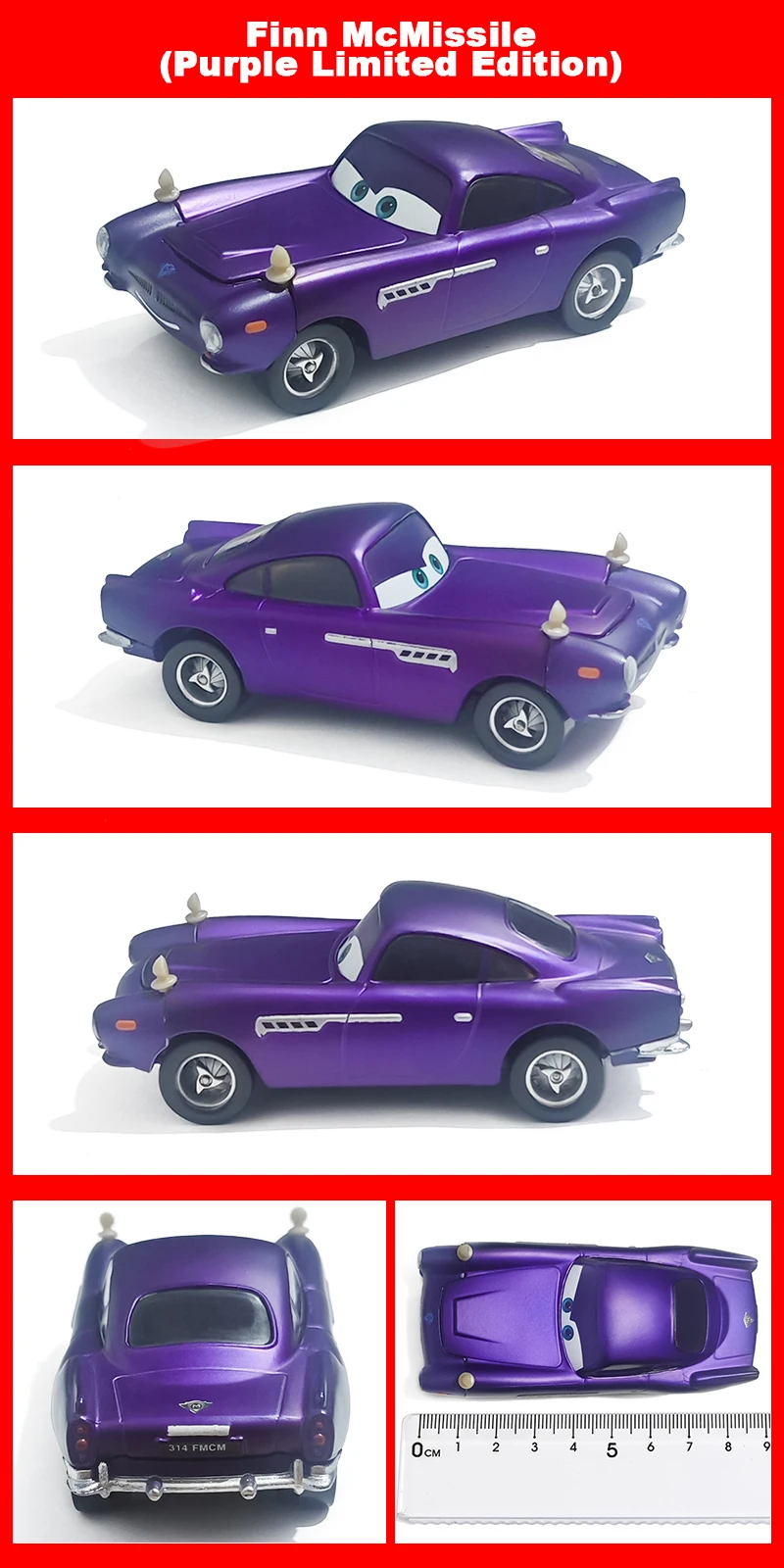 Cars Gold Galvanisierung Car King 43 Anime Figur Strip Weathers 1/55 Metall-Druckguss Dinoco Rennspielzeug Kindergeschenke – Detail 20