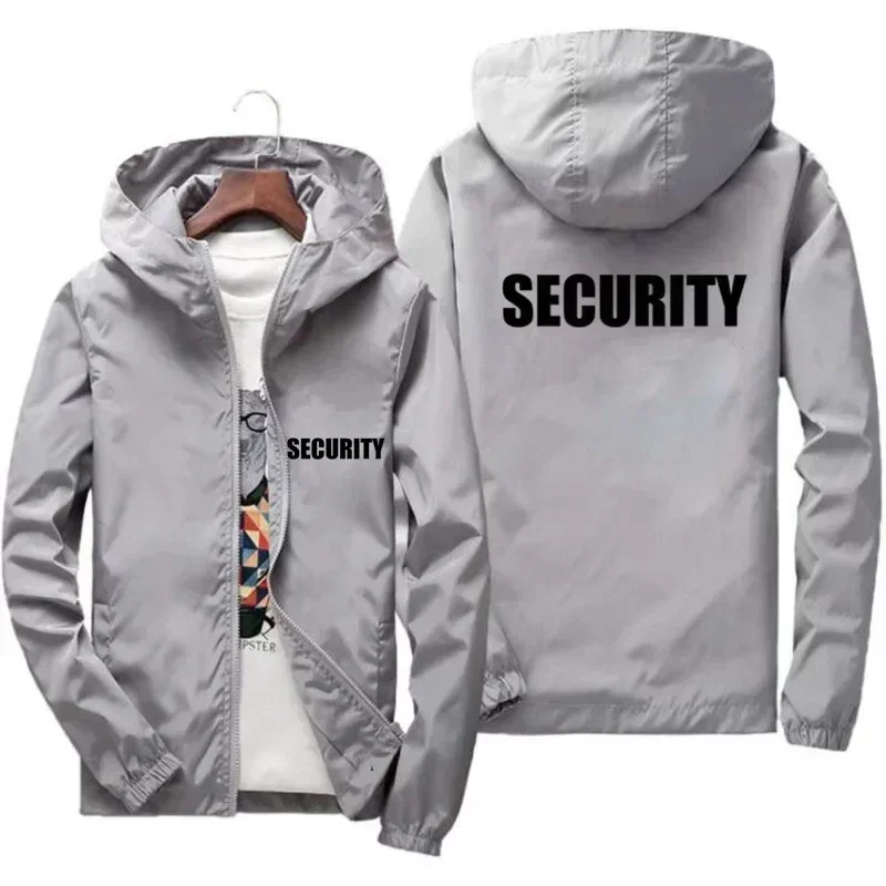 Boys and Girls SWAT Security Windbreaker Parka Clothes Spring and Autumn Zipper Jacket Father and Son Male Jacket Plus Size Coat