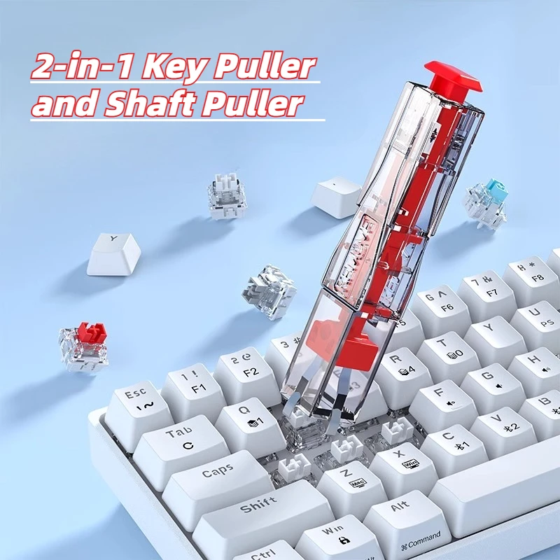 KEMOVE P10-V1 2-in-1 Switch Keycap Puller Axis Opener Shaft Hot-swap Removal Set Mechanical Keyboard Cleaner Customized Tool