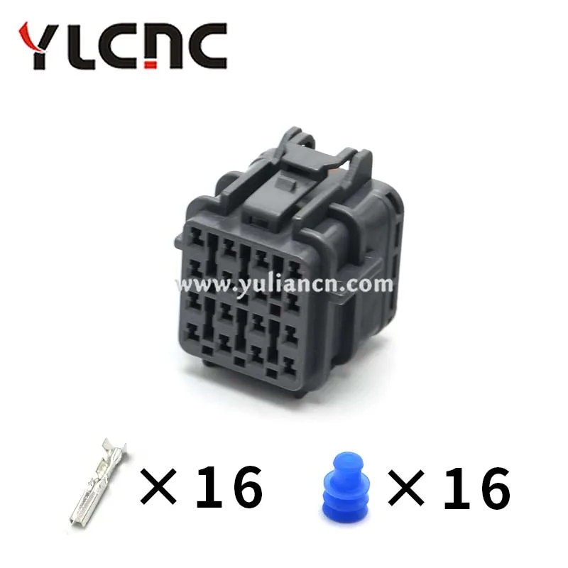 YLCNC factory direct sales 1Pcs 16Pin Car Waterproof Auto Connector Electrical Plug 7123-7564-40 7222-7564-40