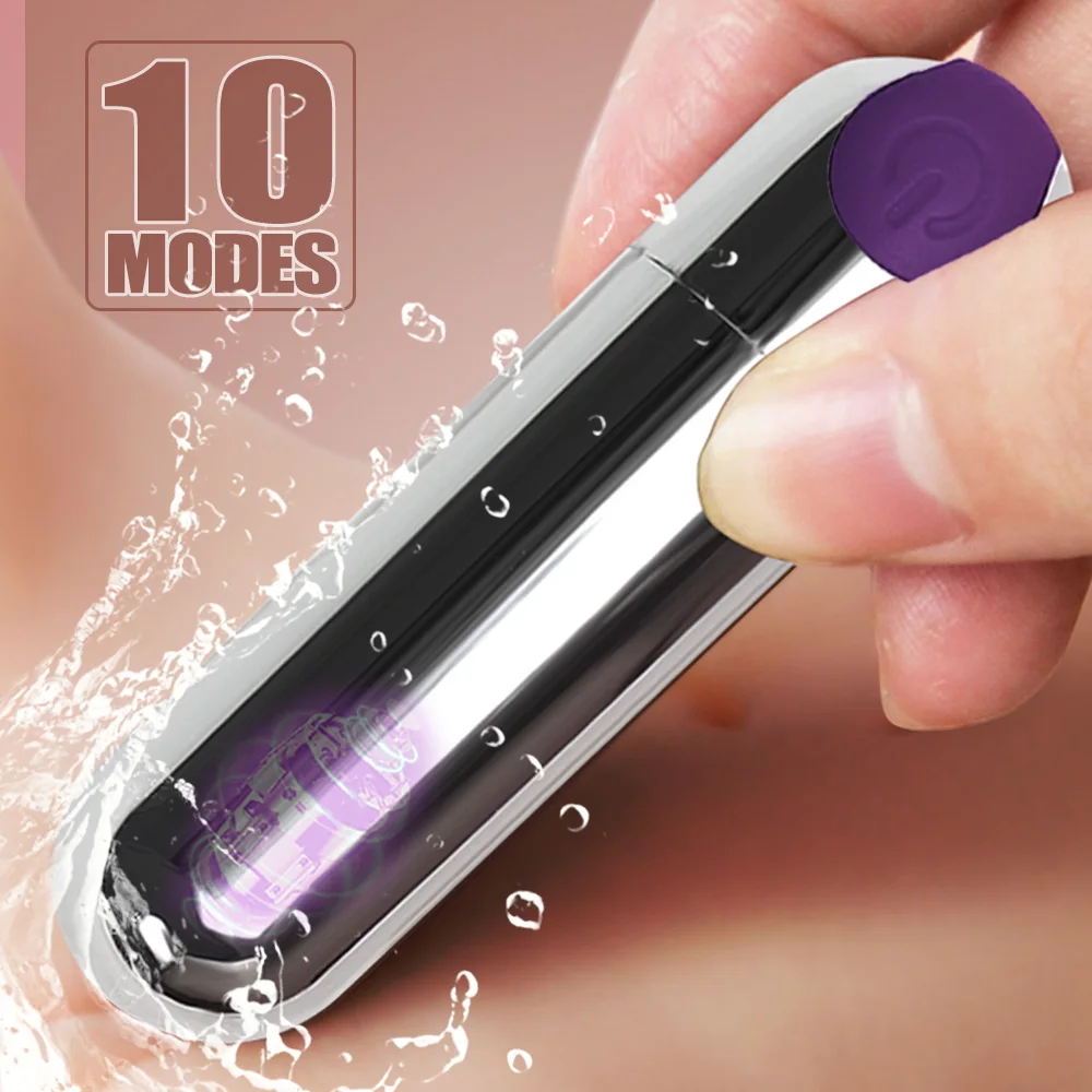 

Vagina Anal Massager for Female USB Charging 10 Speeds Mini Bullet Dildo Vibrators Adult Sex Toys for Women Clitoris Stimulator