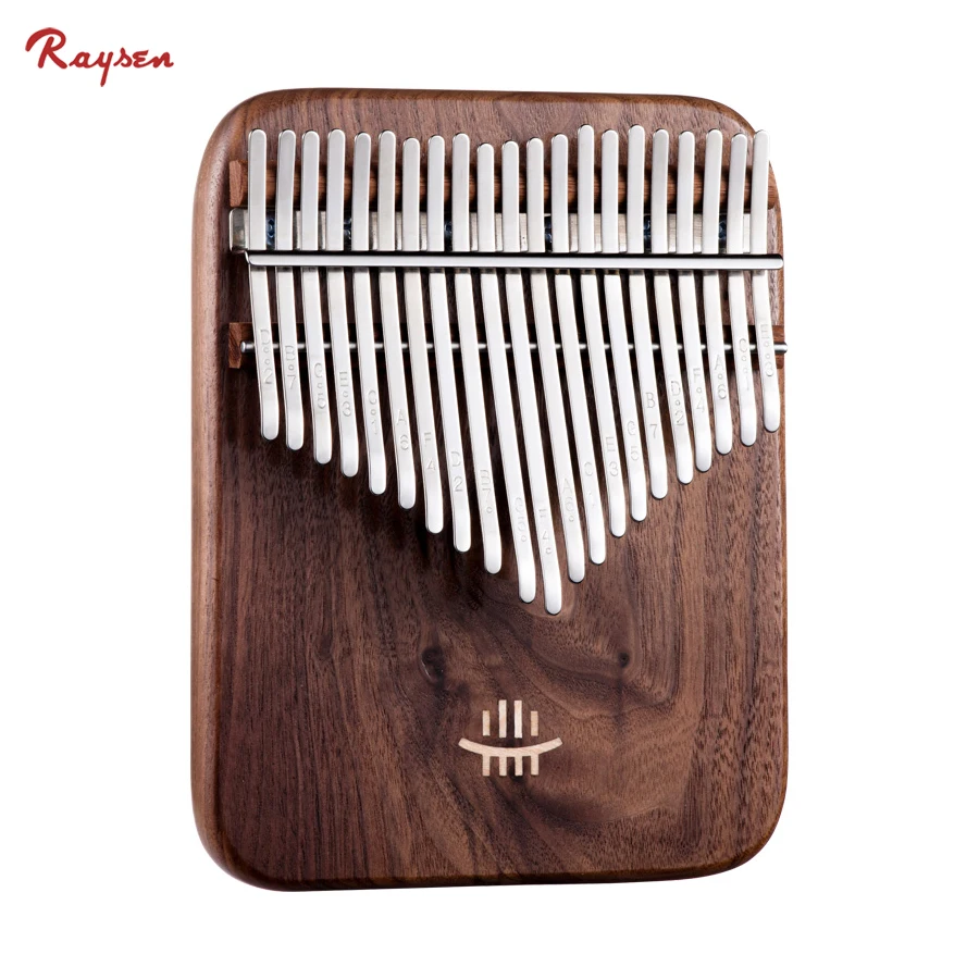 

New Design 21 Key Hrulu Kalimba High End Plate Kalimba 21 Black Walnut Free Hard Case