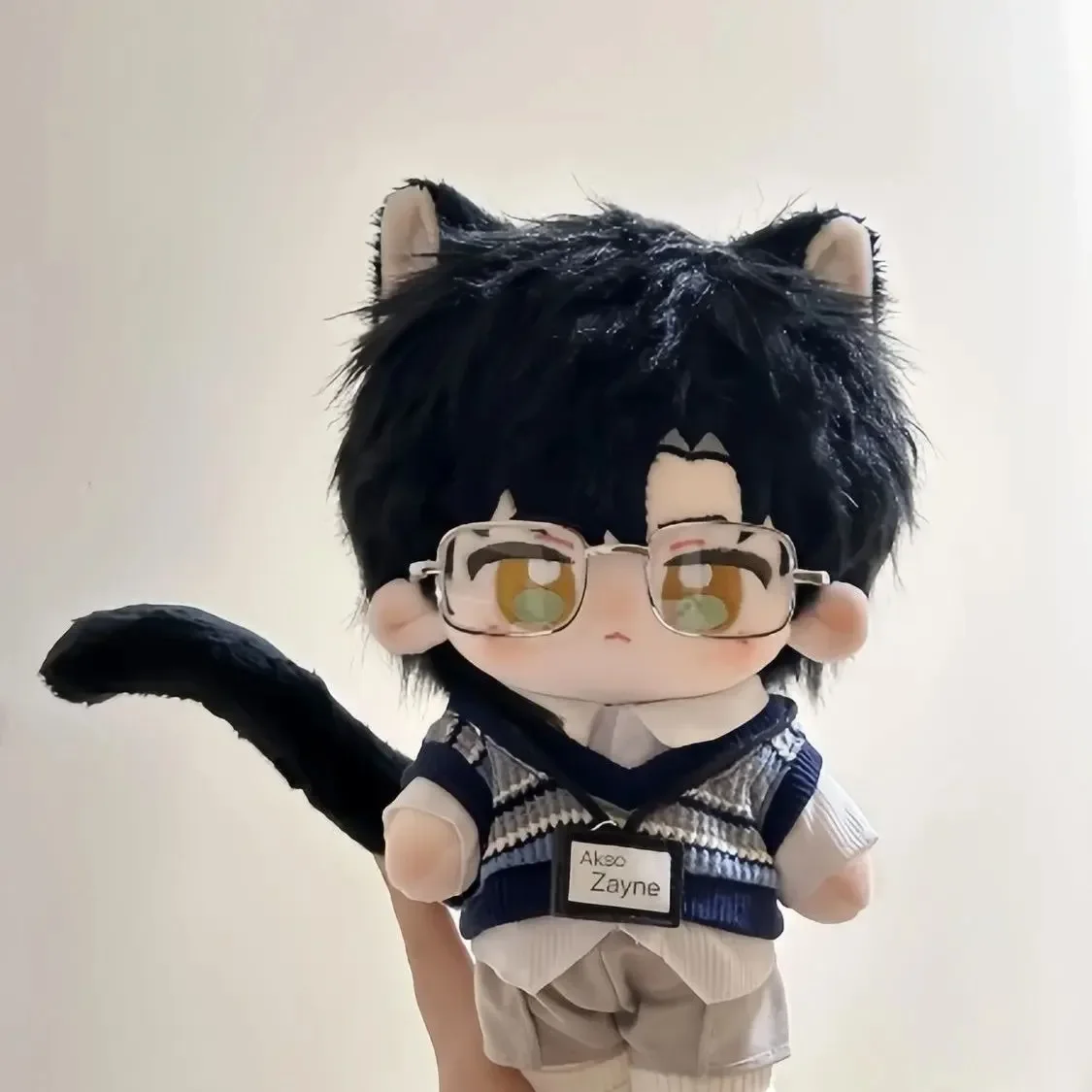 Zayne Cosplay Soft Plush Body fur s Up, Anime Game Love and Deepspace, Cotton Stuffed Toys, Dolls Figures, Mascot Gift, 20cm