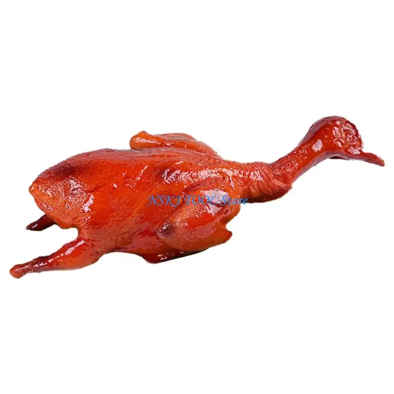 

L8RC Realistic Roast Chicken Artificial Roast Duck Sliced Boiled Chicken Model For Restaurant Display Photography Education