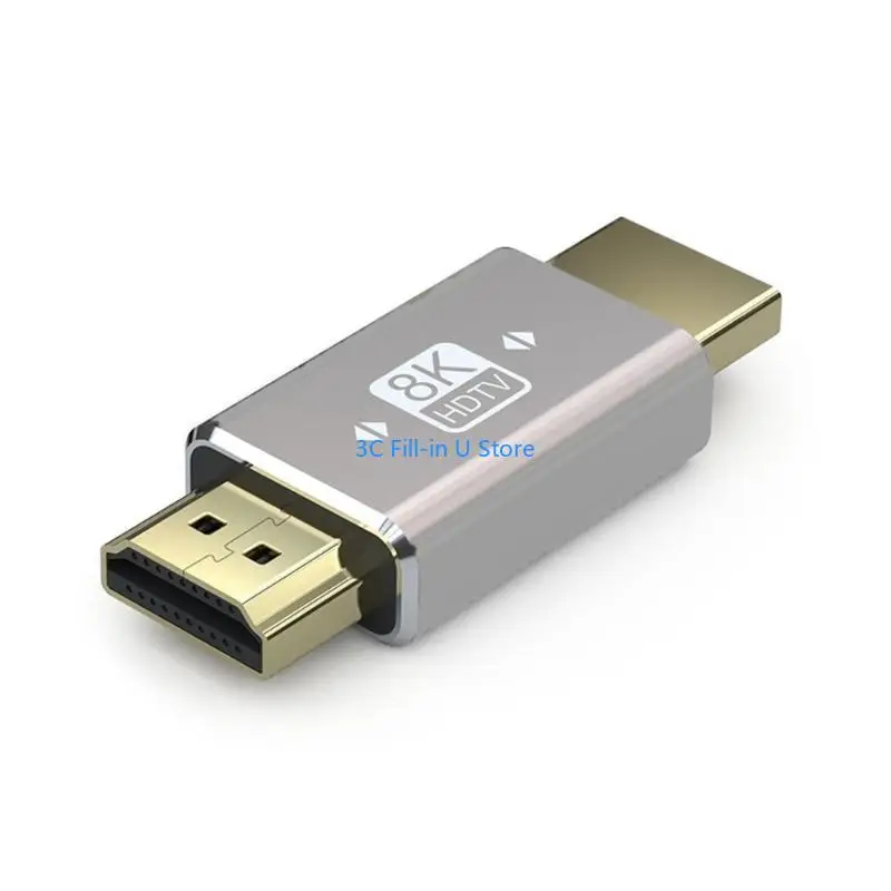 

G8TA 8Ks HDMIcompatible Extension Adapter HDMIcompatible2.1 Male to Female Connectors