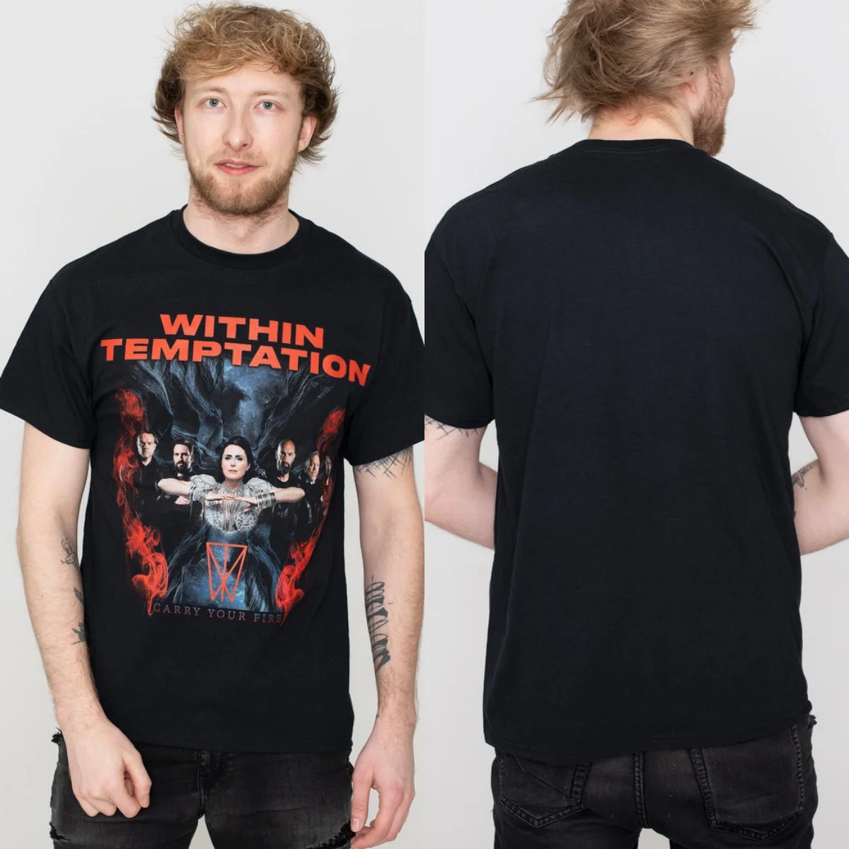 New Within Temptation Graphic Cotton T-shirt Unisex Summer Short Sleeve Fashion Brand Tee Luxury Casual Vintage Tees