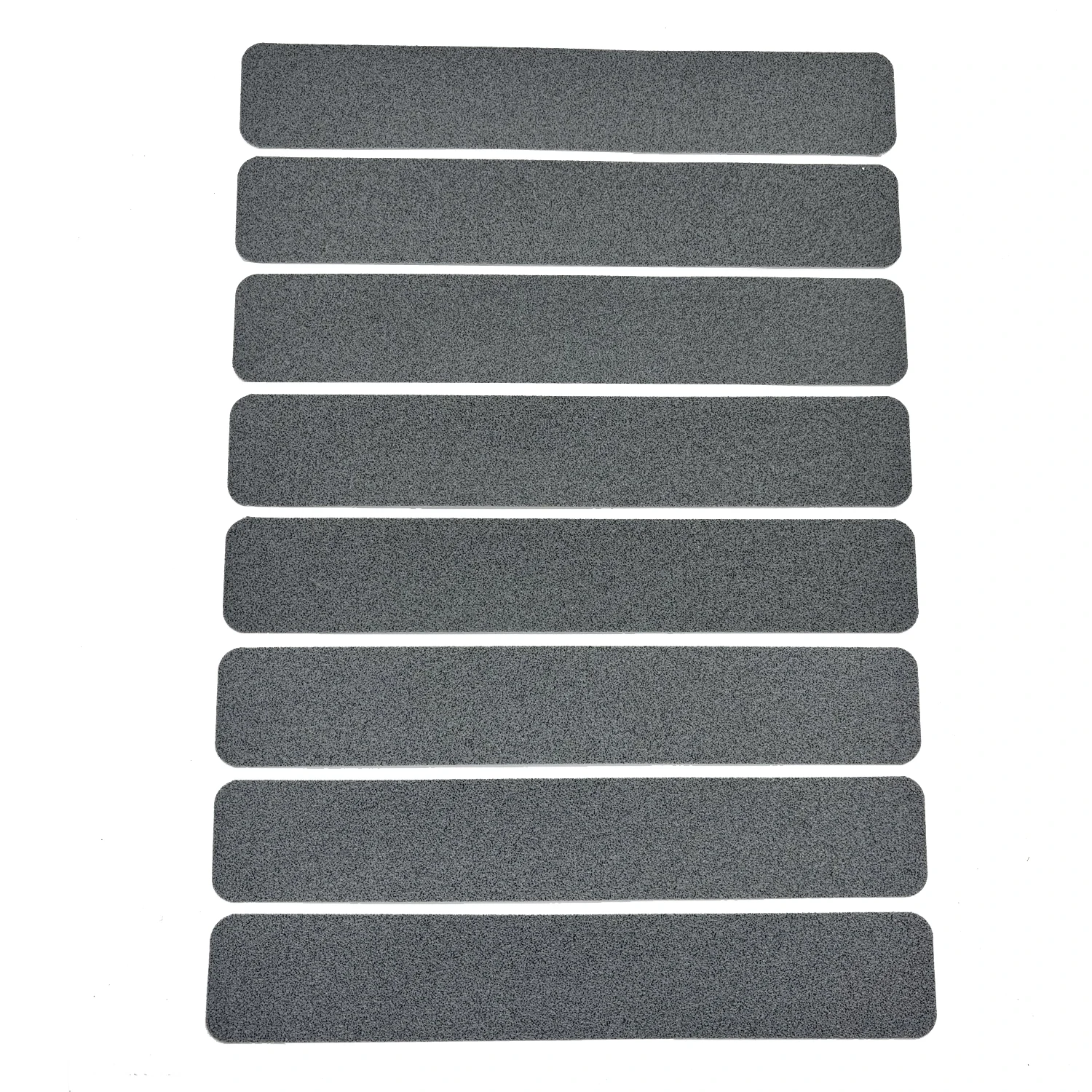 8 Pieces of Gray Safety Anti-Slip Tape, 5cm X 30cm, Ladder Anti-Slip Tape, No Cutting Required, Self-Adhesive, Suitable for Indoor/Outdoor Stairs, Bathtubs, Boats, Swimming Pools, Stair Steps, Safety Anti-Slip Tape