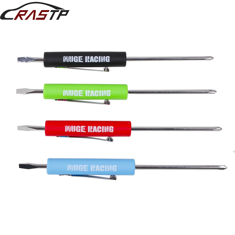 RASTP-10Pcs Pocket Screwdriver Mini Screwdriver With Magnets On Both Ends For Machinists And Assemblers RS-QRF029 QRF030