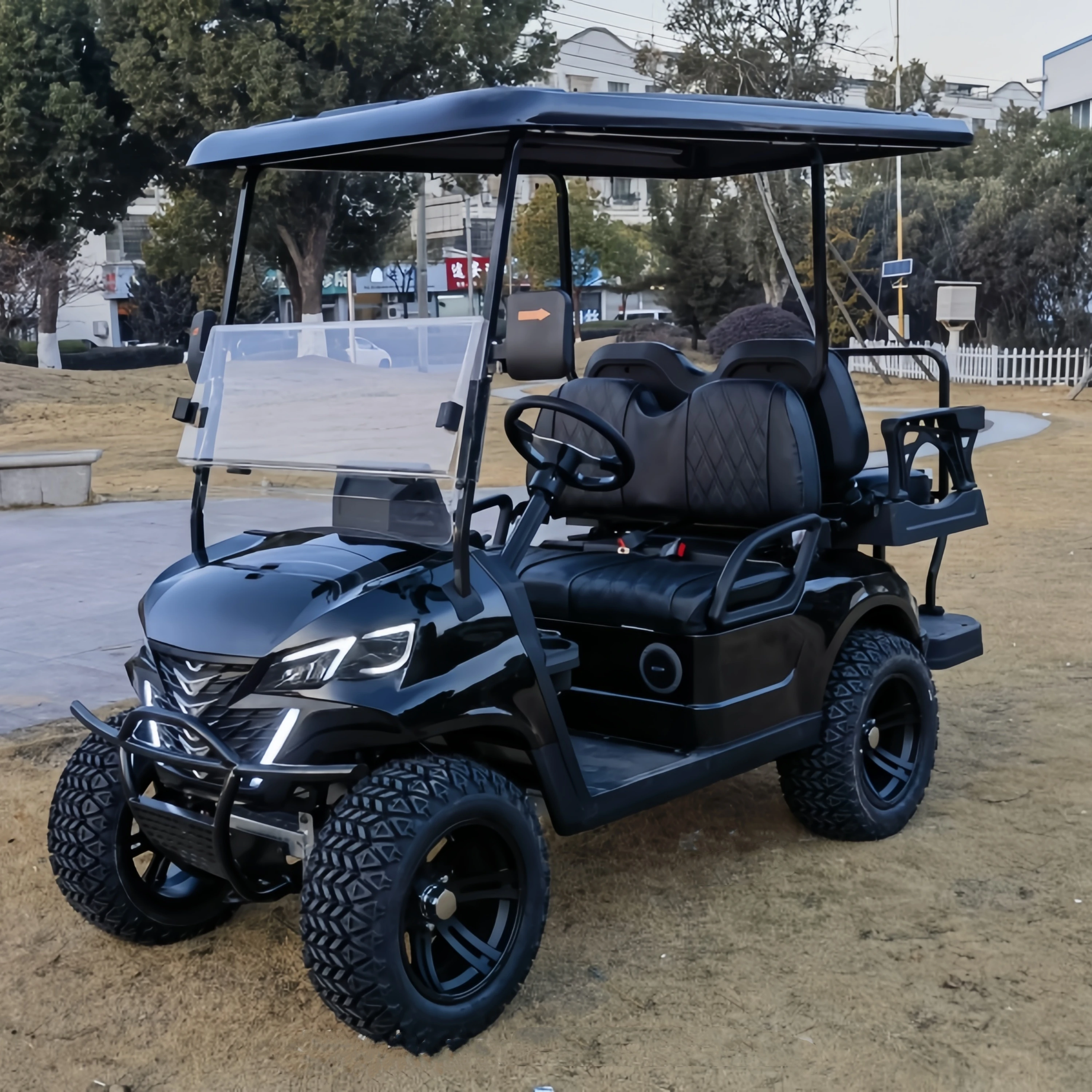 Mini carrito de Golf eléctrico de 4 ruedas con batería, Buggy de 48V, fábrica China, 2024