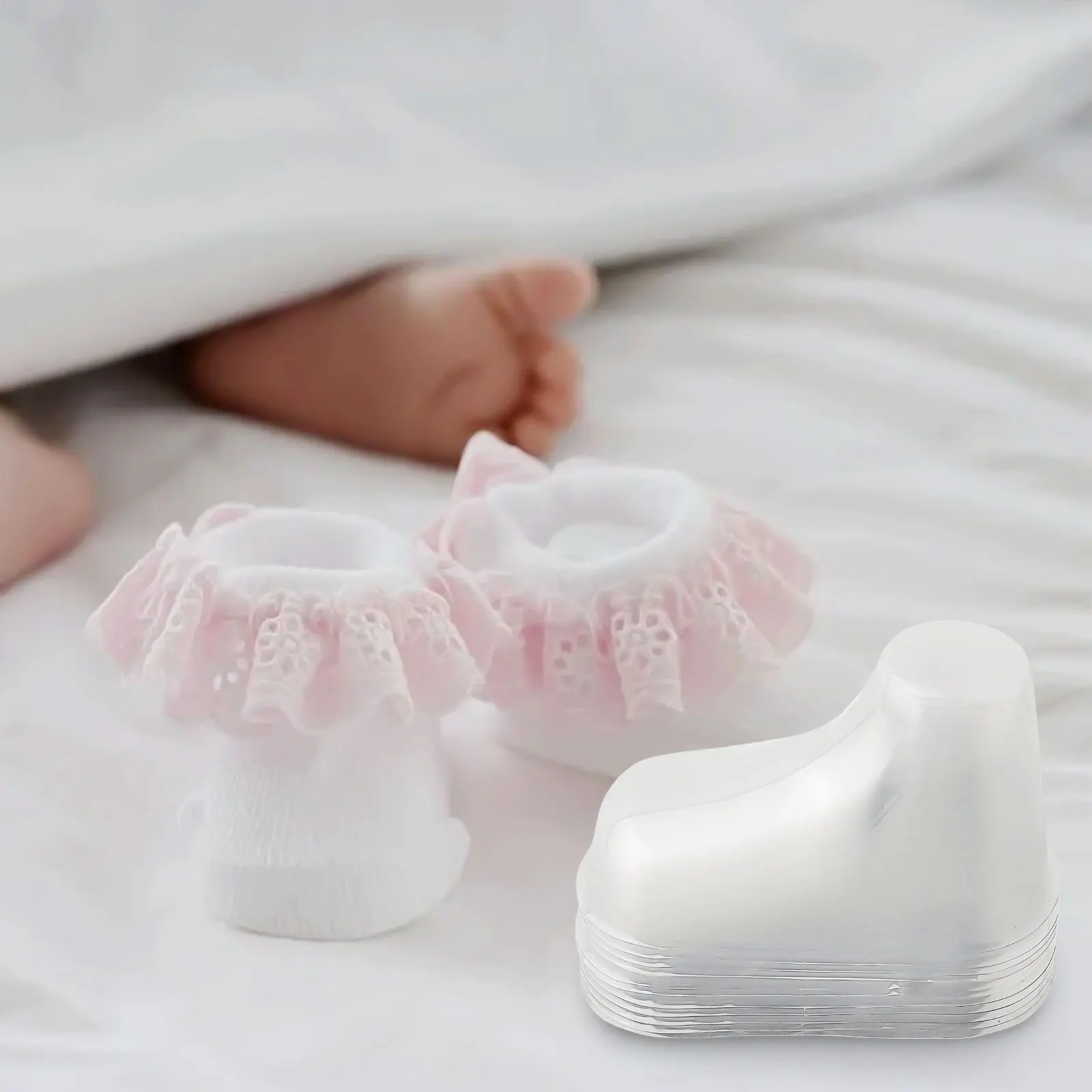 2022 내구성 있는 고품질 디스플레이 양말, 아기 부츠 신발, 선명한 연한 색상, 10 개/팩, 8cm, 9cm, 10.5cm, 11cm, 12cm, 신제품