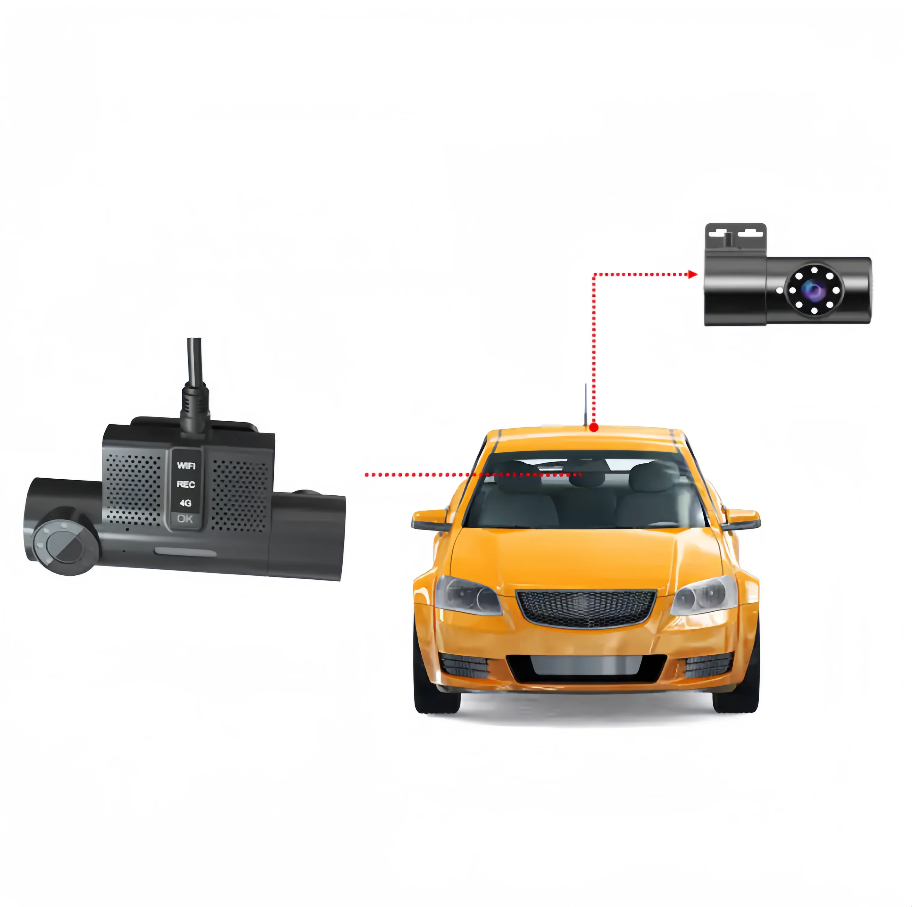 

2024 Mini Dashcam With WiFi GPS G-sensor Positioning system for Car Fleet Management