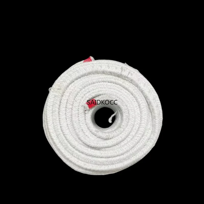 SAIDKOCC High Quality Ceramic Fiber Rope 6-30MM Refractory Sealing Thermal Insulation Ceramic Fiber Round/Square Rope