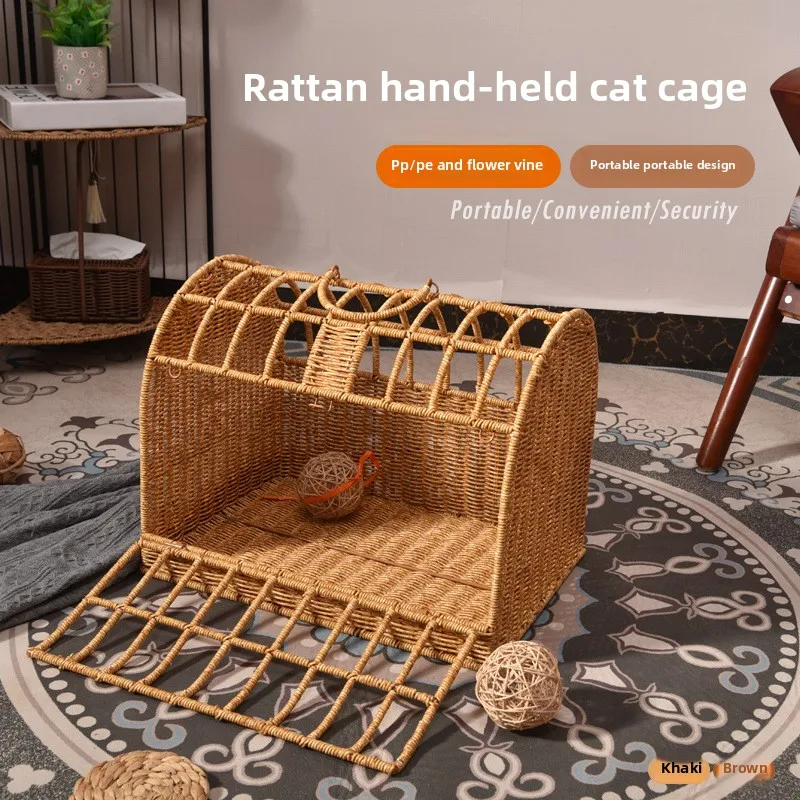 

Сумка для кошек, портативный кошачий туалет, автомобильный туалет для собак, воздушный туалет для домашних животных *******канальный закрытый туалет из ротанга на все сезоны