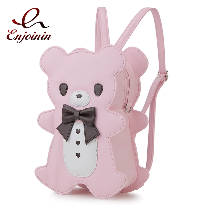 Kawaii Bear Shaped Purses and Handbags for Women Cute Shoulder Bag Cartoon Design Crossbody Bag Cosplay Messenger Bag 3 Ways