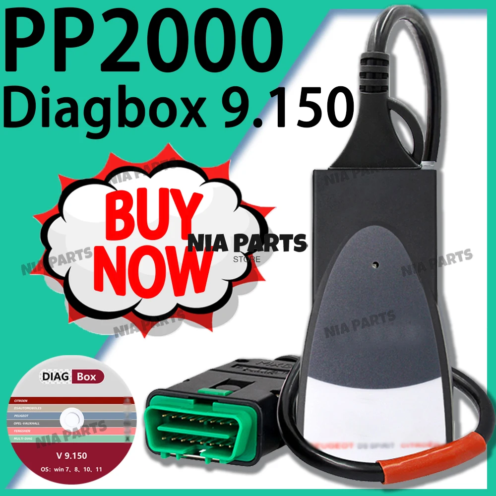 Diagbox V9.150 PP2000 inspection tools diagnostic tool obd2 scanner Multi-Language pp2000 9.150 auto tuning cars trucks le-xia 3